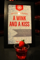 January's Coacktail of the Month "A Wink and a Kiss"